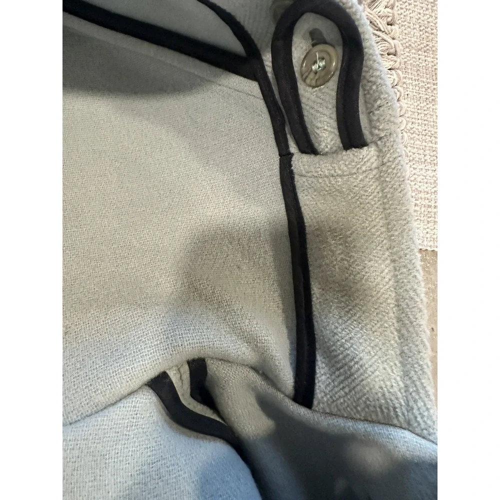 Vintage Authentic Burberry London England Duffle Coat 100% Wool Hooded Sz Med - Picture 14 of 16